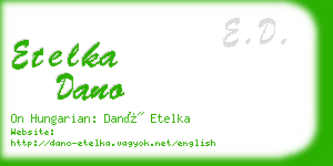 etelka dano business card